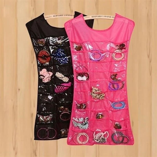 BUFFER® Elbise Şeklinde Takı Organizeri - Pembe - 7