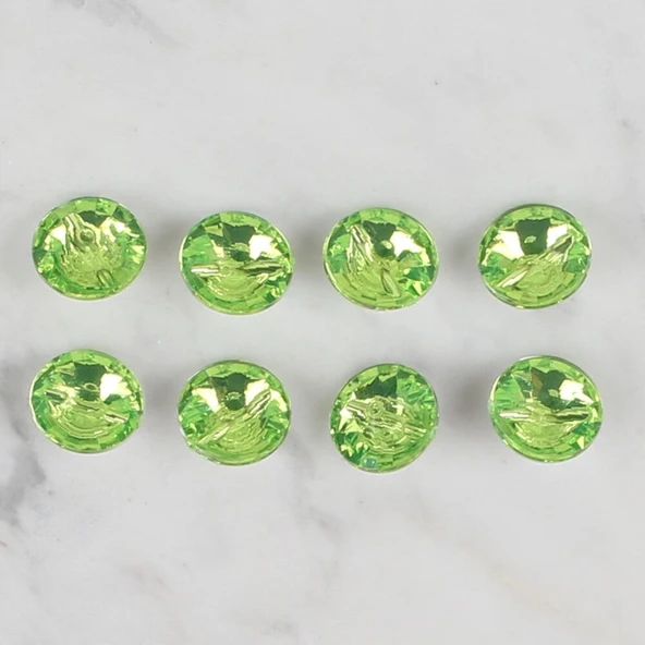 Loren Crafts yeşil 8 li düğme - 211 - Resim 2