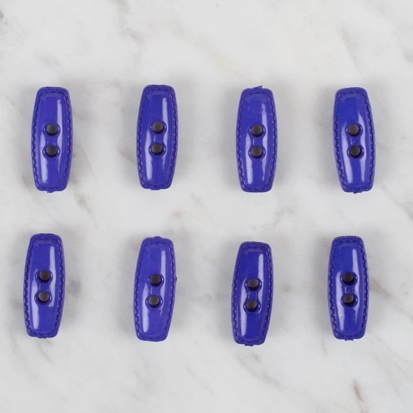 Loren Crafts saks mavi 8 li çoban düğmesi - 88 - 2