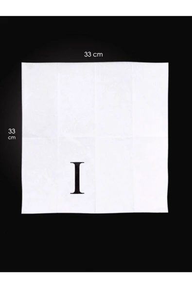 I Harf Peçete 33x33 Cm - 3