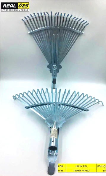 AYARLI 22 DİŞLİ METAL TIRMIK (5250)