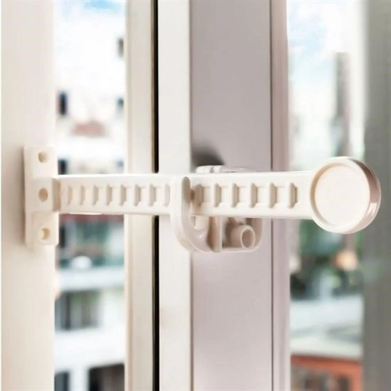 BUFFER® Bebek Çocuk Evcil Hayvan Güvenlik Ayarlanabilir Koruyucu Pencere Havalandırma Kilidi ürün görseli