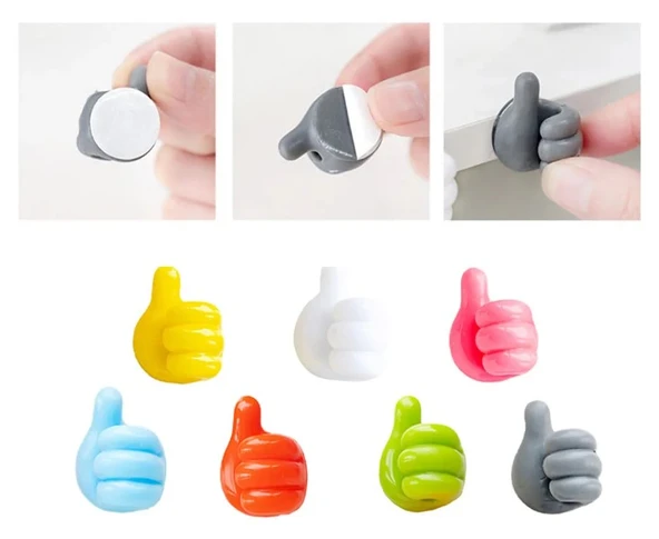 El Şeklinde Kauçuk Çok Amaçlı Kablo Tutacak 10 Adet (5250) - 3