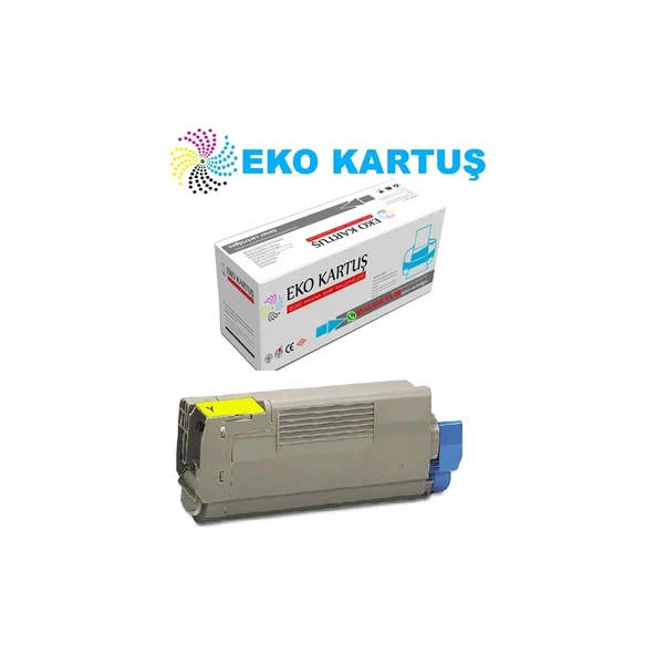 Oki MC563 Muadil Toner 4 Renk Set - Resim 3