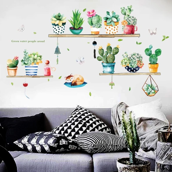 Raf Tasarımlı Karışık Dizaynlı Yapışkanlı Sticker Seti (5250)