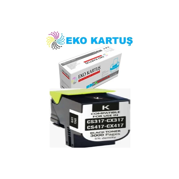 Lexmark CX517DE Muadil Toner 4 Renk Set - Resim 3