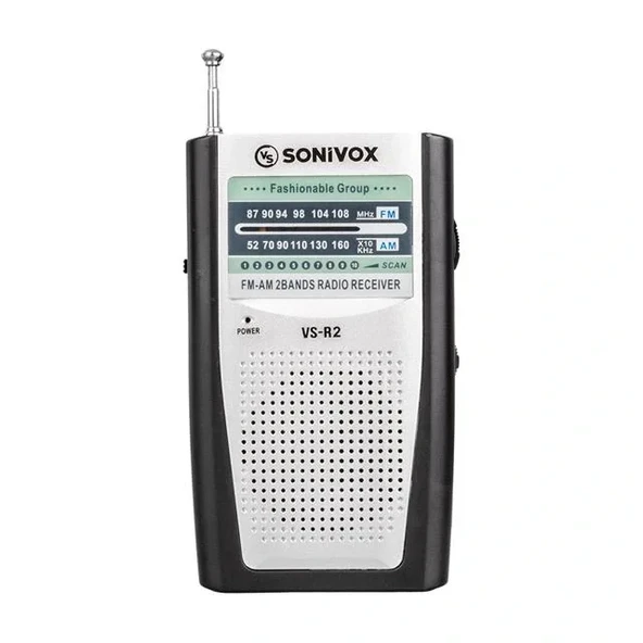 Sonivox Vs-r2 Analog Radyo Gümüş Renk