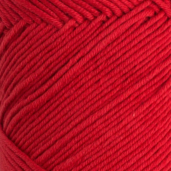 La Mia Baby Cotton Kırmızı El Örgü İpi - L033 - 33634 - Resim 2