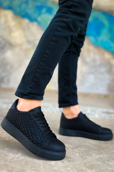 CH203 - OST Maglieria Erkek Ayakkabı SIYAH ürün görseli 1