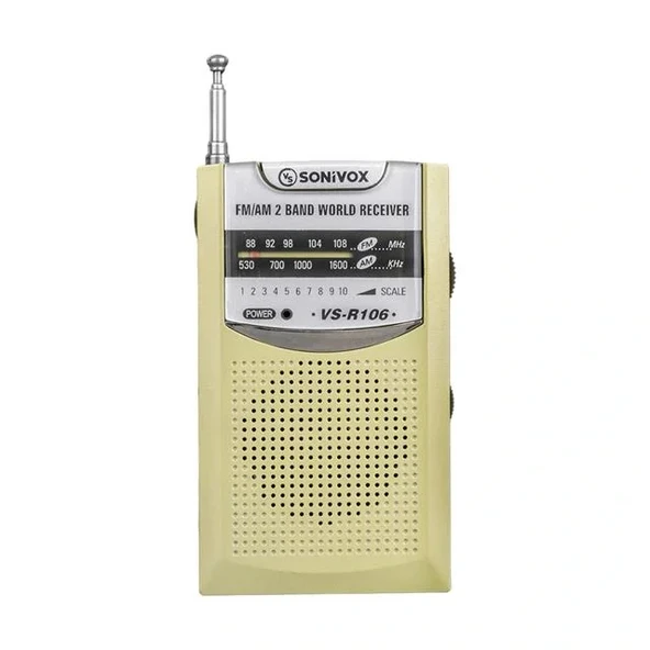 Sonivox Vs-r106 Analog Radyo Gold Renk