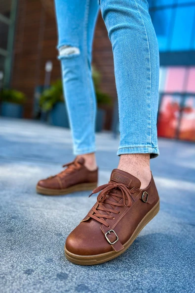 CH191 - CKT Side Buckle Erkek Ayakkabı TABA - Resim 3