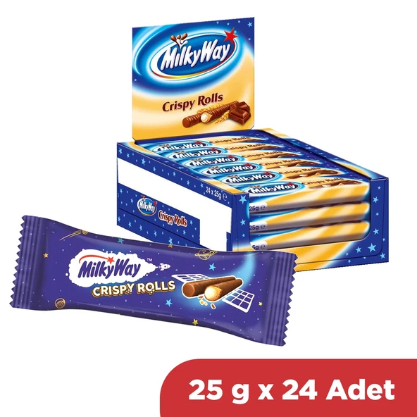 MilkyWay Crispy Rolls 22.5 gr x 24 Adet ürün görseli 1