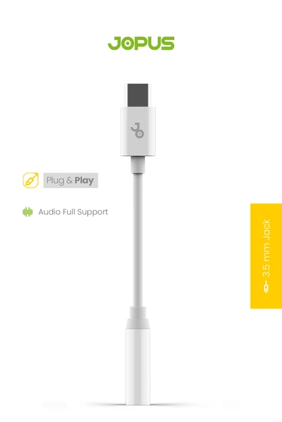 Jopus Universal Type C   3.5mm Dönüstürücü JO-TY03