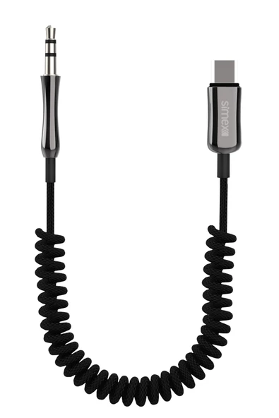 Zinco Type-C Kumaş Spiralli AUX Kablosu Simex SA-01 - 2