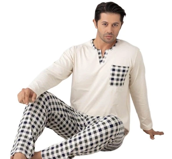 Lorenzo Forte Premium Penye Süprem Kumaş Erkek Pijama Takımı M–2XL ürün görseli