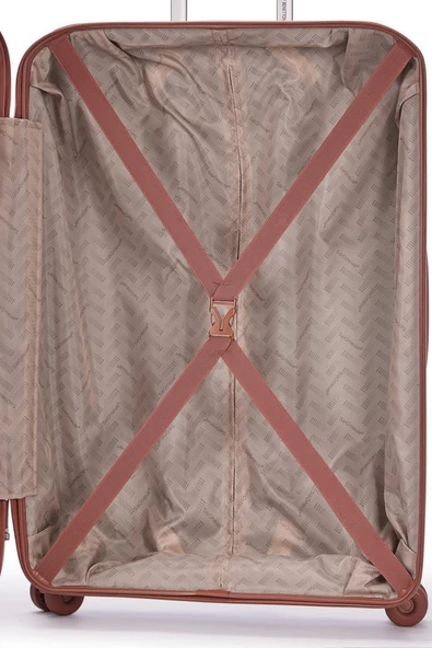 Benetton Trolley Valiz Antrasit Kabin Boy 14BNT8010-03-ANT - Resim 10