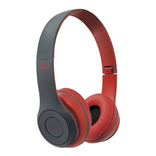 Jopus P47 Kablosuz Kulaküstü Bluetooth Kulaklık Mikrofonlu Micro SD Kart Okuyuculu - 4