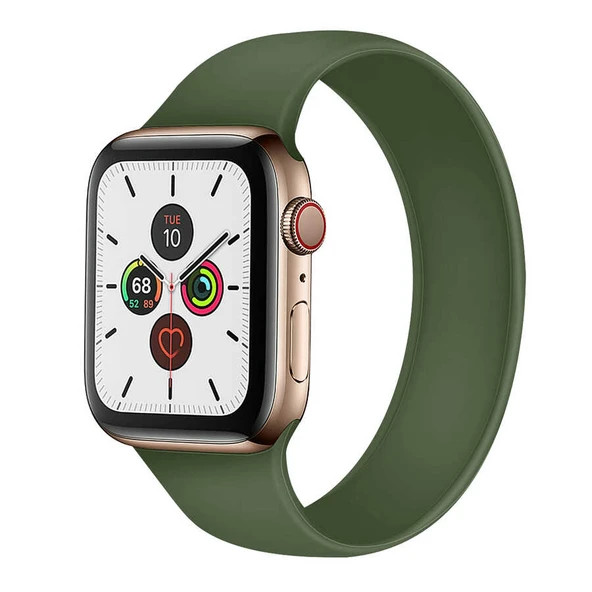 Apple Watch Ultra 1/2/3 49mm Kordon Silikon Solo Loop Medium Strap Kayış ürün görseli 1