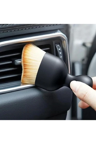 SEKA TARIM Mini Araç Oto Araba Klima Havalandırma Detaylı Temizlik Fırçası Premium Yumuşak Tüylü 1 Adet