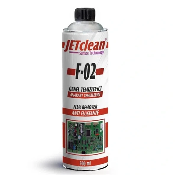 Jetclean F-02 500 Ml Flux Anakart Temizleme Sıvısı ürün görseli