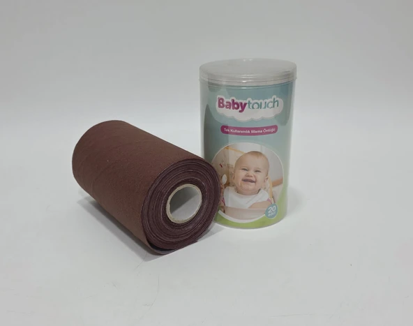 Baby Touch Tek Kullanımlık Rulo Bebek Mama Önlüğü (20 Adet) - Resim 6