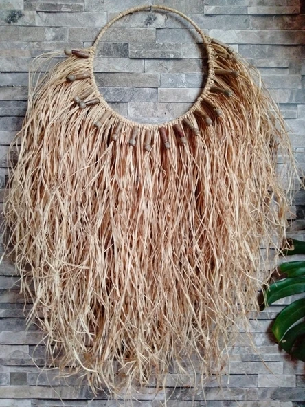 El Yapımı Etnik Rafta  Duvar Dekoru - 4