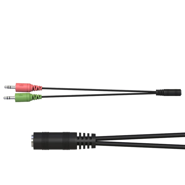 Jopus  3.5mm Myriad Mikrofon Kulaklık Ayirici Y Kablo AUX Kablosu JO-AC01 - 4