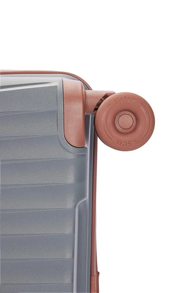 Benetton Trolley Valiz Antrasit Kabin Boy 14BNT8010-03-ANT - Resim 7