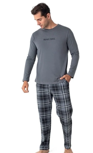 Nero Valente  Süprem Kumaş Erkek Pijama Takımı M/2XL ürün görseli