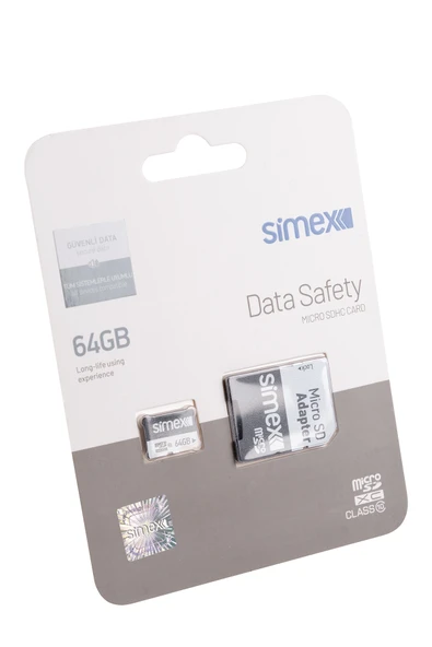Simex SH-101 Data Safety    Micro SD 64GB Hafıza Kartı - 4