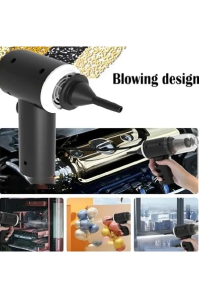 SEKA TARIM 3'Ü 1 Arada Taşınabilir Mini Elektrikli Süpürge - 3