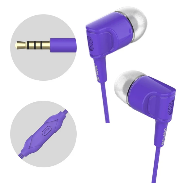Mytell Mikrofonlu Kulaklık 3,5 mm Silikonlu Acordion X70 Universal - 2