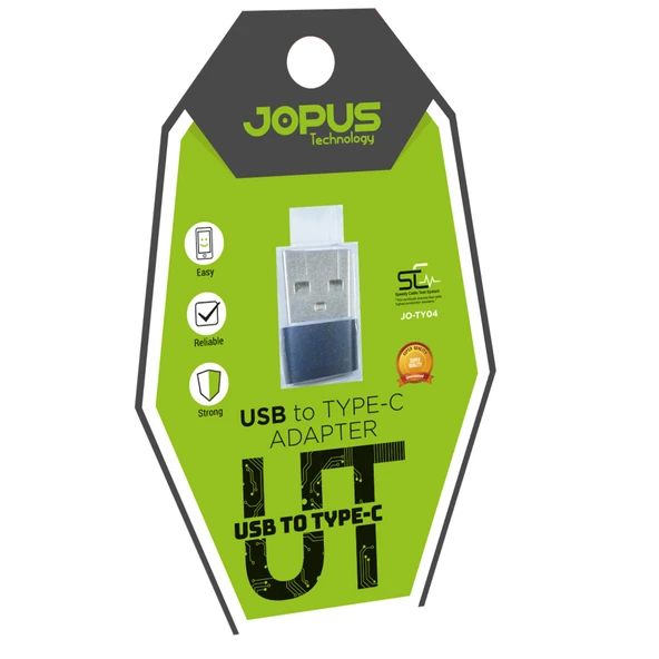 Jopus Usb To Type C Adapter Şarj Çevirici Aparat JO-TY04