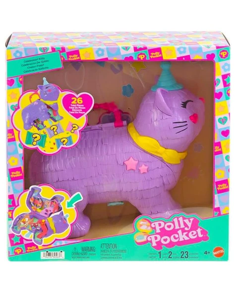 Polly Pocket Parti Kediciği Oyun Seti JFT90 ürün görseli