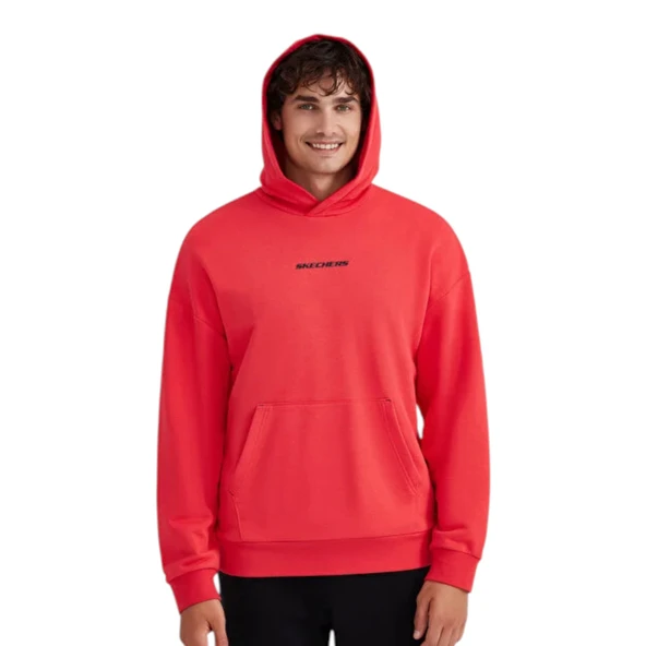 Erkek Kırmızı Sweatshirt - Resim 10