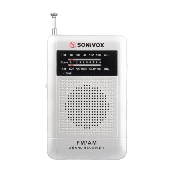 Sonivox Vs-r115 Analog Radyo Gümüş Renk