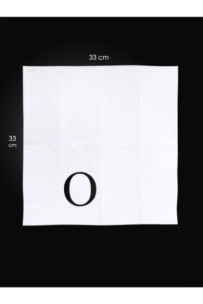 O Harf Peçete 33x33 Cm - 3