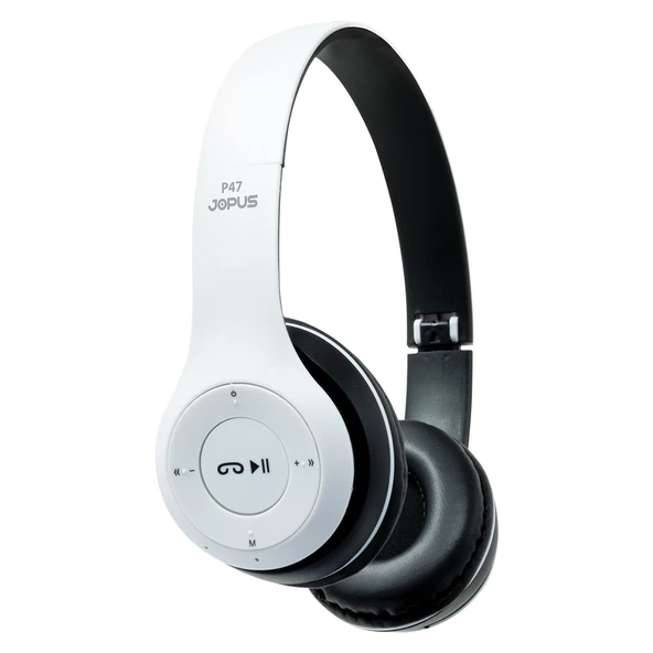 Jopus P47 Kablosuz Kulaküstü Bluetooth Kulaklık Mikrofonlu Micro SD Kart Okuyuculu - 2