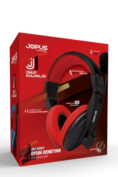 Jopus Universal Mikrofonlu Oyuncu Kulaklığı Game-J1 - 12