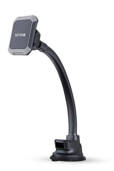 Simex Yüksek Isıya Dayanıklı Araç İçi Cama ve Göğüse Yapışan Vantuzlu Mıknatıslı Telefon Tutucu ST-202 Aqua - 7