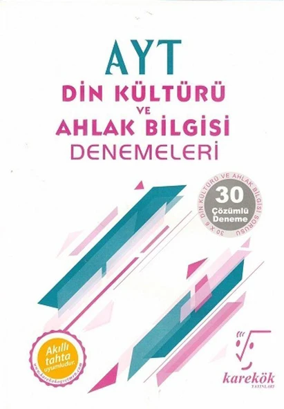 AYT Din Kültürü ve Ahlak Bilgisi Denemeleri - 30 Çözümlü Deneme ürün görseli