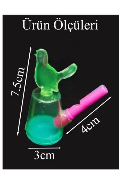 Sulu Kanarya Su Düdüğü 30 Adet Sulu Bülbül Kuş Sesi Çıkaran Düdük Oyuncak Karne Sınıf Çocuk Hediyesi - Resim 2