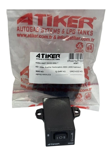 ANAHTAR (GAZ DÜĞMESİ) LPG KARBÜRATÖRLÜ
