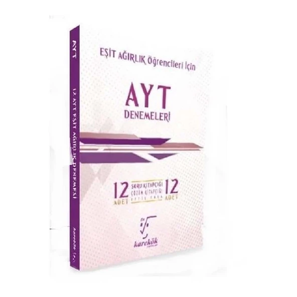 AYT 12'li Deneme Seti - Eşit Ağırlık ürün görseli