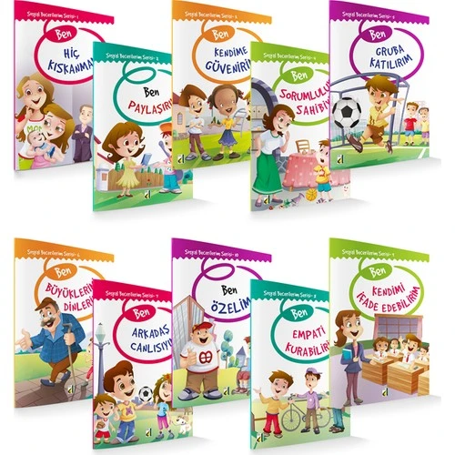 Sosyal Becerilerim Serisi (10 Kitap Takım) ürün görseli