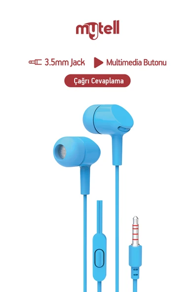 Mytell Mikrofonlu Kulaklık 3,5 mm Silikonlu Acordion X70 Universal - 11