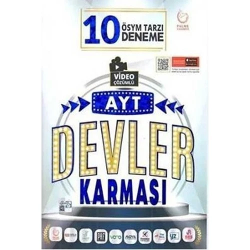 AYT Devler Karması 10 Deneme Palme Yayınları ürün görseli