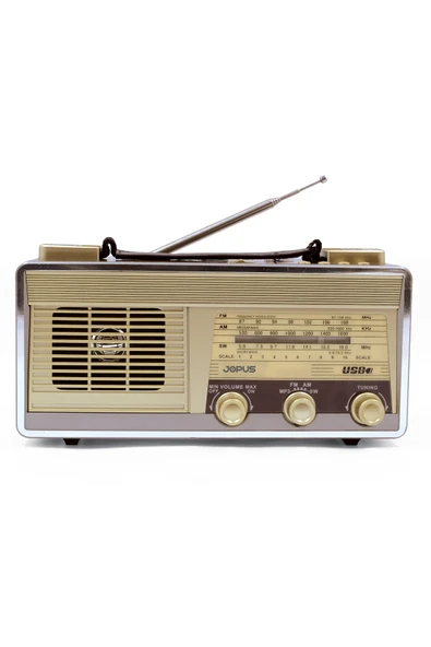 Jopus Nostaljik Görünümlü El Fenerli Radyolu Bluetooth Hoparlör Older