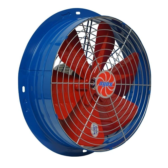 Ayas 35 cm Sanayi Tipi Aspiratör ysa-350 4KT 1400 d/d 380 Volt Trifaze - 3