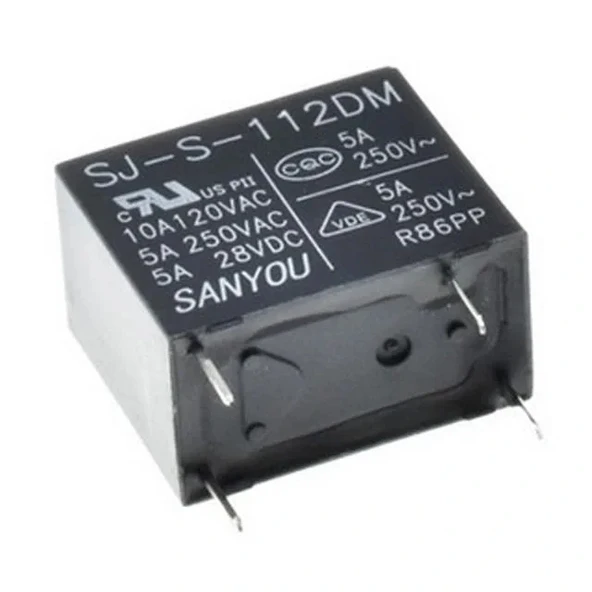 Sj-s-112dm 4 Pinli Elektromanyetik Güç Rölesi ürün görseli